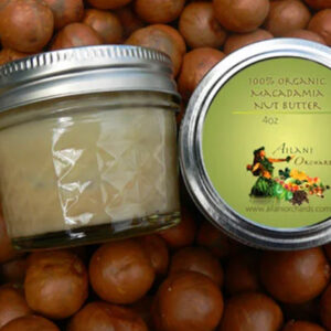 100% Organic Macadamia Nut Butter 4 oz.